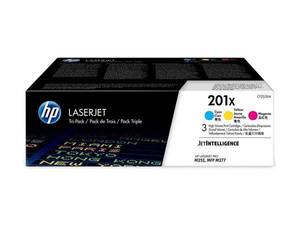 HP Toner nr 201X HY CF253XM 3pack CMY