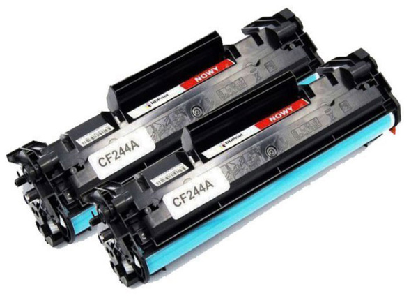 Zestaw 2x toner zgodnych z CF244A 44A Czarny 1K marki DDPrint nowy do HP LaserJet Pro M14 M15 M15a M15w M17 M17a M17w MFP M28a M28w / M14-M17 / M28-M31