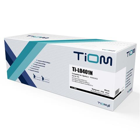 Zgodny Toner Tiom Ti-LO401N zamiennik Oki 401BN | 44992402 | 2,5k | black