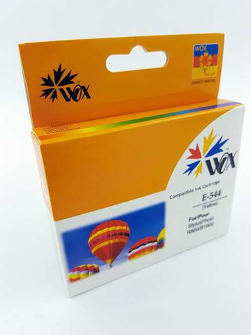 Zamiennik Epson T0544 C13T054440 18ml Yellow tusz marki WOX do Stylus Photo R800, R1800