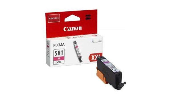 Oryginalny Tusz CLI-581Y XXL do Canon 11.7 ml Magenta do Canon PIXMA TR8550/TR7550/ TS6150/TS6151/TS6250/TS6251/TS8150/ TS8151/TS8152/TS8250/TS8251/TS8252/ TS9150/TS9155/TS9550/TS9551C