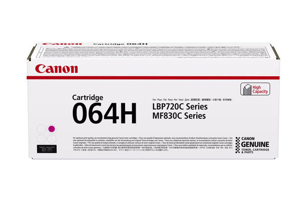 Canon CRG064H, CRG-064H, 4934C001 10,4k Magenta do Canon LBP720 LBP722 LBP732 MF830 MF832 MF842 Toner Oryginalny
