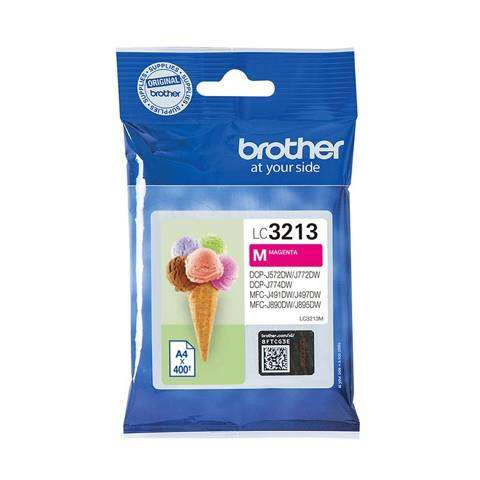 Oryginalny Tusz LC3213M do Brother 0.4k Magenta