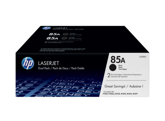 Oryginalny Toner HP 85AD CE285AD do HP 2x1.6k Black Dwupak do HP LaserJet P1102 / M1132 / M1212