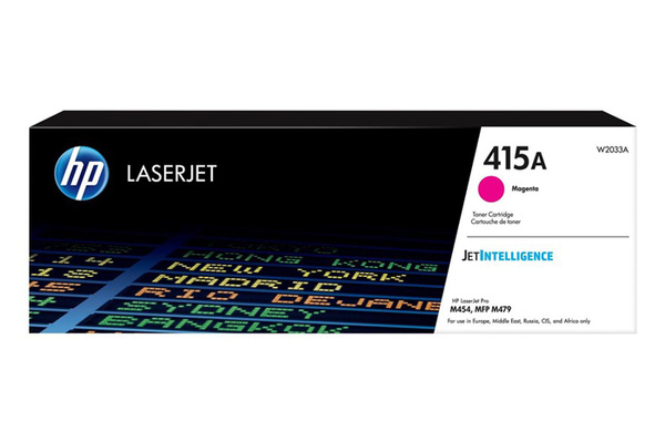 HP 415A W2033A 2,1k Magenta do HP Color LaserJet Pro M454 M479 M455 M480 E45028 E47528 Toner Oryginalny