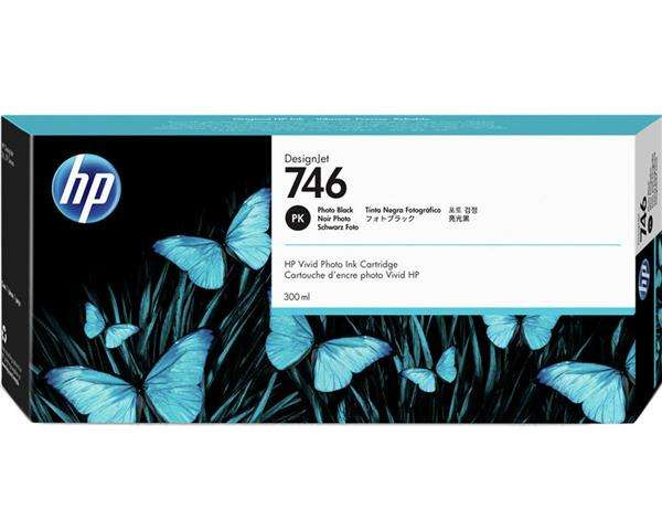 HP Tusz nr 746 P2V82A Photo Black 300 ml