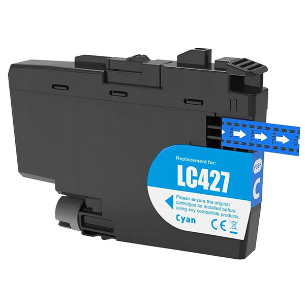Zgodny Tusz LC427C Cyan do Brother HL J6010DW / MFC J5955 J5955DW J6955DW J6957DW J6957DWT J6959DW DDPrint Nowy