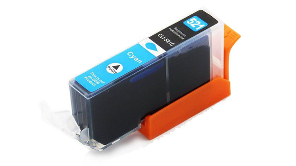 Zamiennik Canon CLI521C 16ml Cyan tusz marki DDPrint do PIXMA MP550 IP3600 IP4600 IP4700