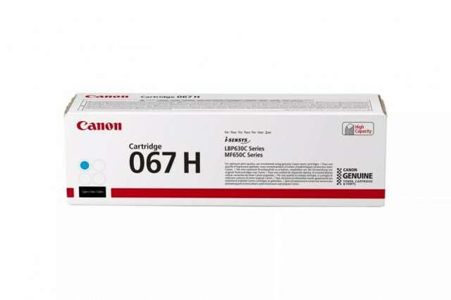 Oryginalny toner Canon Cartrige 067HC Cyan 2,35K XL do Canon LBP631 633 MF651 655 657