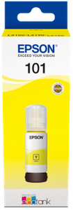 Oryginalny Tusz Epson 101 70ml Yellow do Epson EcoTank L4150 L4160 L4260 L4266 L6260 L6266 L6270 L6276 L14150