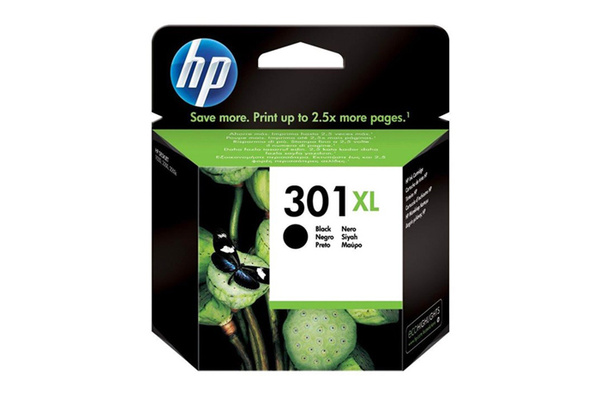 Tusz HP 301XL (CH563EE BA3) 8ml 0,48k Black do HP Deskjet 2540 1000 1050 1510 2050 3050 Envy 4504 4500 Tusz Oryginalny