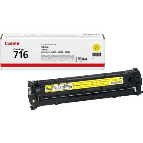 Oryginalny Toner 716 do Canon 1.5k Yellow