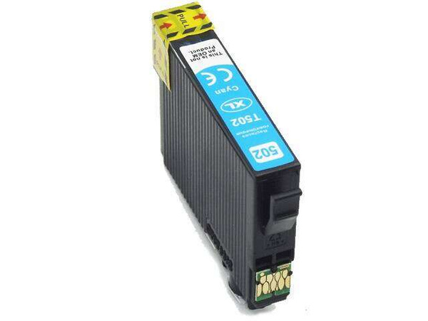 Zgodny Tusz EPSON T502 502XL Cyan 14ml marki DDPrint do Epson WF-2860, XP-5150, XP-5155