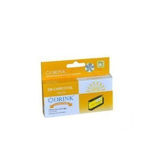 Zamiennik HP 951XL Y 30ml Yellow tusz marki Orink do HP OfficeJet Pro 251 / 276 / 8100 / 8600 / 8610 / 8615 / 8616 / 8620 / 8625