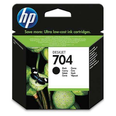 Oryginalny Tusz HP 704 do HP 6 ml Black