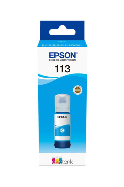 Epson 113 (T06B2, C13T06B240) 6k Cyan do Epson EcoTank ET-5150, ET-5160, ET-5170, ET-5800, ET-5850, ET-5880, ET-16150, ET-16600, ET-16650, ST-C8000 Tusz Oryginalny