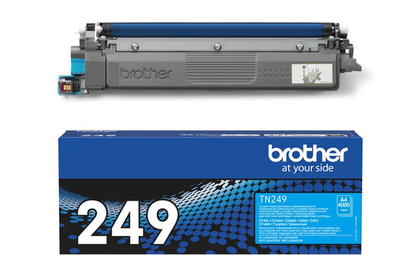 Oryginalny Toner Brother TN249C 4k Cyan do Brother HL-L8230CDW HL-L8240CDW MFC-L8340CDW MFC-L8390CDW