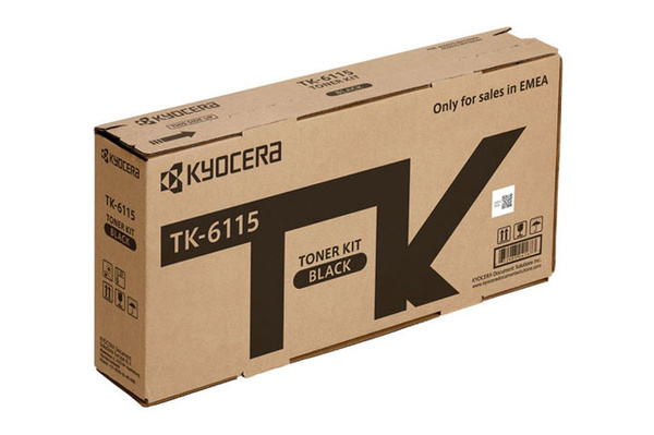 Kyocera TK6115, TK-6115, 1T02P10NL0 15k Black do Kyocera ECOSYS M4125idn, M4125idt, M4132idn, M4132idx Toner Oryginalny