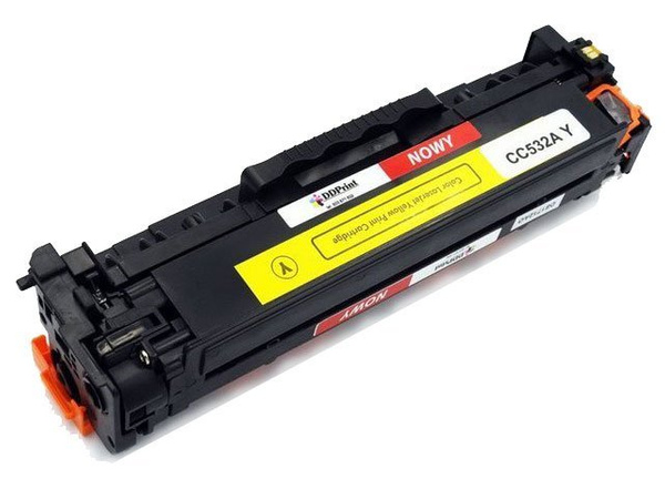 Zgodny Toner CC532A 2,8K Yellow do HP Color LaserJet CP2025 CM2320 DDPrint Nowy
