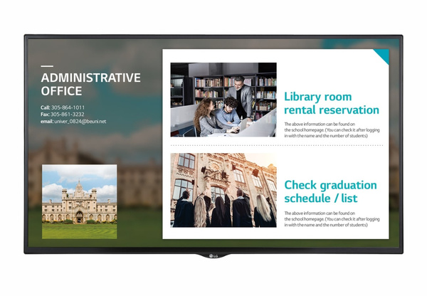 LG 49SE3KE-B z głośnikami