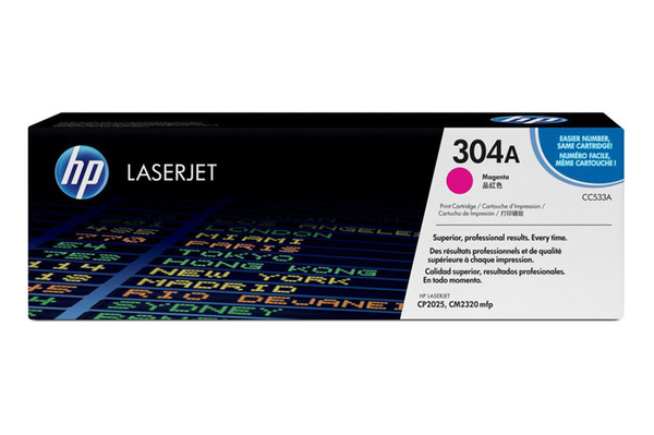HP 304A CC533A 2,8k Magenta do HP Color LaserJet CP2025 CM2320 Toner Oryginalny