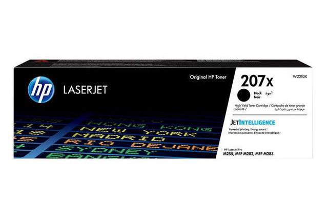 Oryginalny Toner HP 207X W2210X 3,15k Black HP Color LaserJet Pro M255, MFP M282, MFP M283, M283