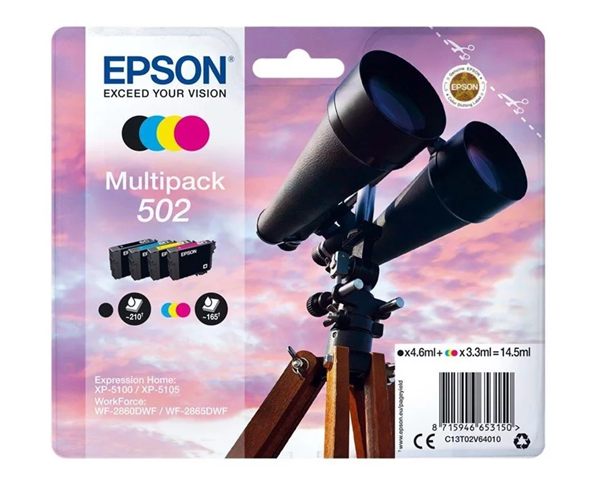 Epson Tusz Stylus 502 T02V640 CMYK