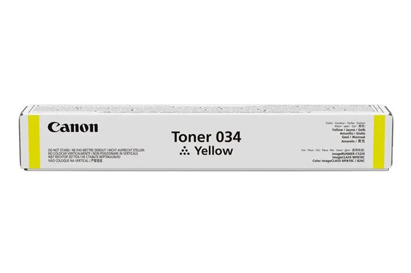 Canon 034Y, 9451B001 7,3k Yellow do Canon iRC1225, iRC1225iF Toner Oryginalny