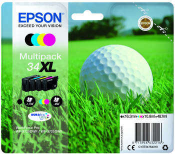 Oryginalny Zestaw Tuszy T3476 do Epson 10.8 ml / 16.3 ml CMYK