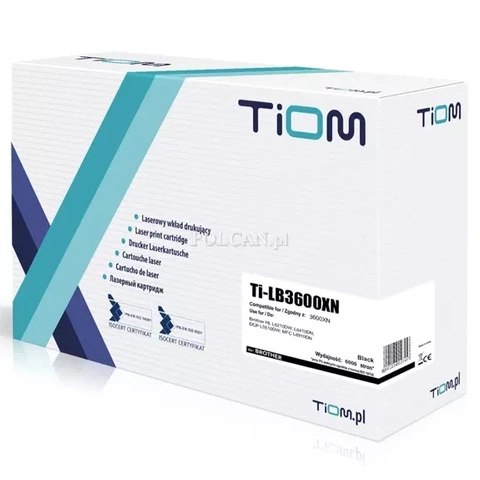 Toner Tiom do Brother 3600XN | TN3600XL | 6000 str. | black do Brother L5510 L5210 L5215 L6210 L6410 L6415 L5710 L6710 L6910