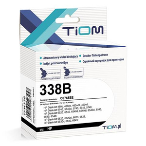 Zgodny Tusz Tiom Ti-H338 zamiennik HP 338B | C8765EE | 480 str. | black