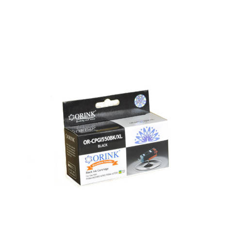 Zamiennik Canon PGI550XL BK 23ml Black tusz marki Orink do IP7250 IP8750 IX6850 MG5650 MG5450 MG5550 MG5650 MG6350