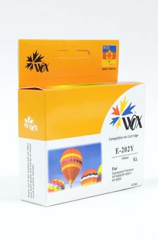 Zamiennik EPSON 202XL C13T02H44010 (C13T02F44010) 13ml Yellow tusz marki WOX do Expression Premium XP6000 XP6005