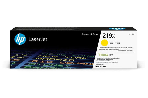 HP 219X W2192X 2,5k Yellow do HP LaserJet 3202 3302 Toner Oryginalny