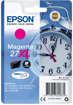 Oryginalny Tusz 27XL T2713 XL do Epson 10.4 ml Magenta