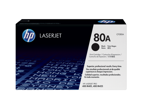 Oryginalny Toner HP 80A CF280A do HP 2.7k Black