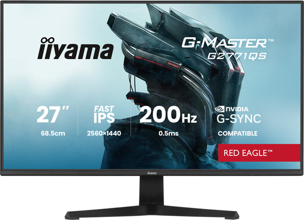 Monitor Iiyama G-Master G2771QS-B1 27" QHD 200Hz 0,5ms IPS G-SYNC