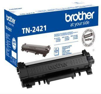 Nowy Oryginalny Toner Brother TN2421 / TN-2421 kolor czarny z chipem / L2512, L2532, L2552, L2312, L2352, L2372, L2712, L2712, L2732 / 3000 stron