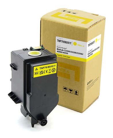 Zamiennik Minolta TNP79Y AAJW250, AAJW2D0 9k toner marki Cartridge Web do Minolta C3350i