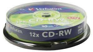 Verbatim CD-RW 12x 700MB 10p cake box