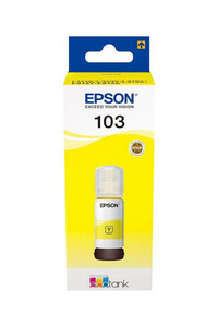 Oryginalny Tusz w butelce Yellow Epson 103 (T00S4, C13T00S44A)