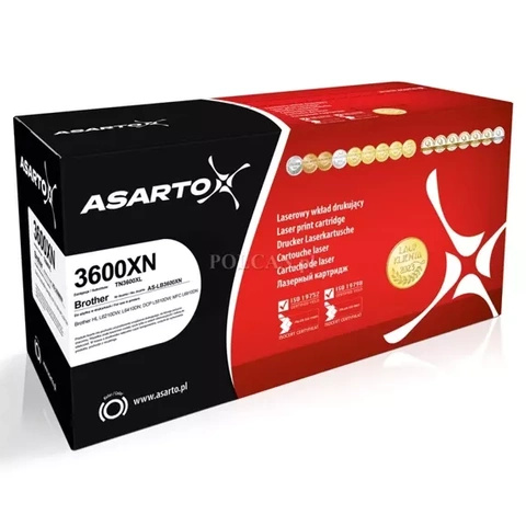 Toner Asarto do Brother 3600XN | TN3600XL | 6000str. | black do Brother L5510 L5210 L5215 L6210 L6410 L6415 L5710 L6710 L6910