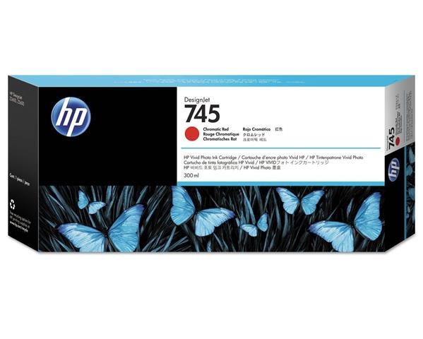 HP Tusz nr 745A F9K06A Chrom. Red 300ml