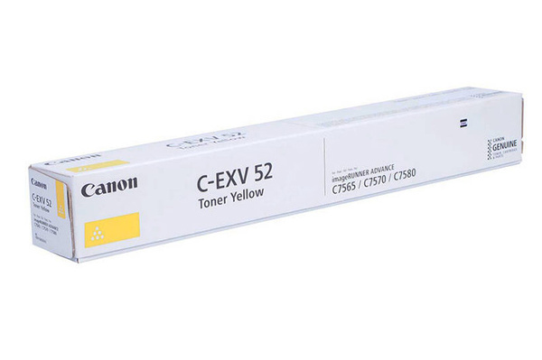 Canon C-EXV52Y, CEXV52Y, 1001C002 66,5k Yellow do Canon ADV iR-C7565, iR-C7570, iR-C7580 Toner Oryginalny