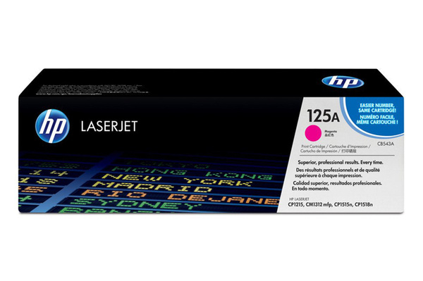 HP 125A CB543A 1,4k Magenta do HP Color LaserJet CM1312 CP1215 CP1515 CP1518 Toner Oryginalny