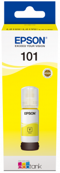 Oryginalny Tusz Epson 101 70ml Yellow do Epson EcoTank L4150 L4160 L4260 L4266 L6260 L6266 L6270 L6276 L14150