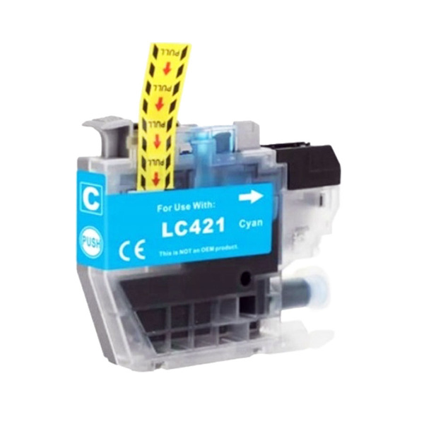 Zgodny Tusz LC421C 8ml Cyan do Brother DCP-J1050 DCP-J1140 MFC-J1010 DDPrint Nowy