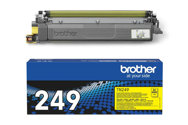 Oryginalny Toner Brother TN249Y 4k Yellow do Brother HL-L8230CDW HL-L8240CDW MFC-L8340CDW MFC-L8390CDW