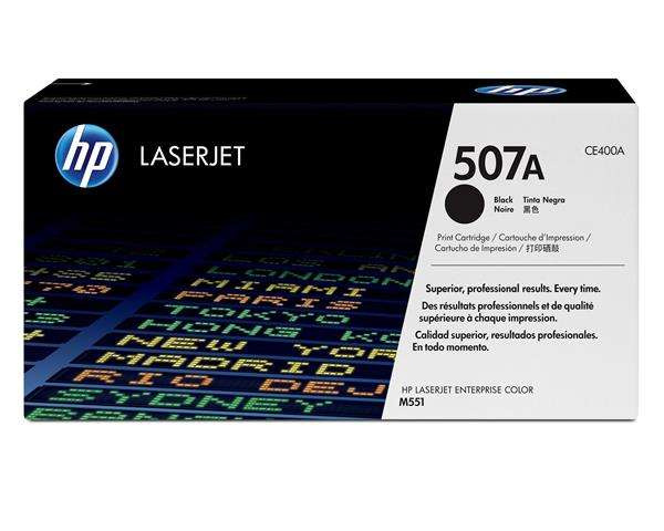 HP Toner nr 507A CE400A Black 5,5K