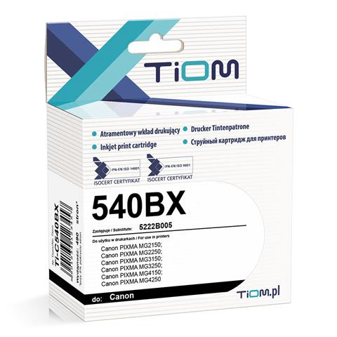 Zgodny Tusz Tiom Ti-C540BX zamiennik Canon 540BX | 5222B005 | 15ml | black